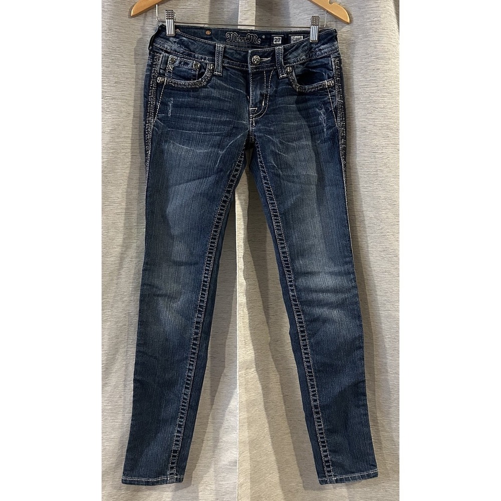 Miss Me Signature Skinny Jeans Womens Size 27 Stretch Denim